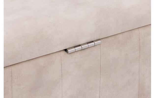 Goossens excellent bedbank attent beige stof - 8235535-{merk}-proefmodel-proefmodel-stof-10